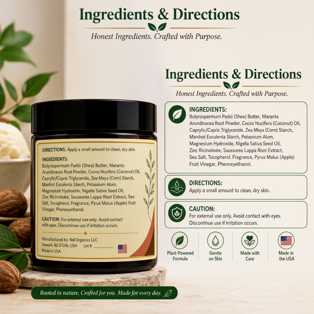ROOT LOCK™ Natural Cream Deodorant