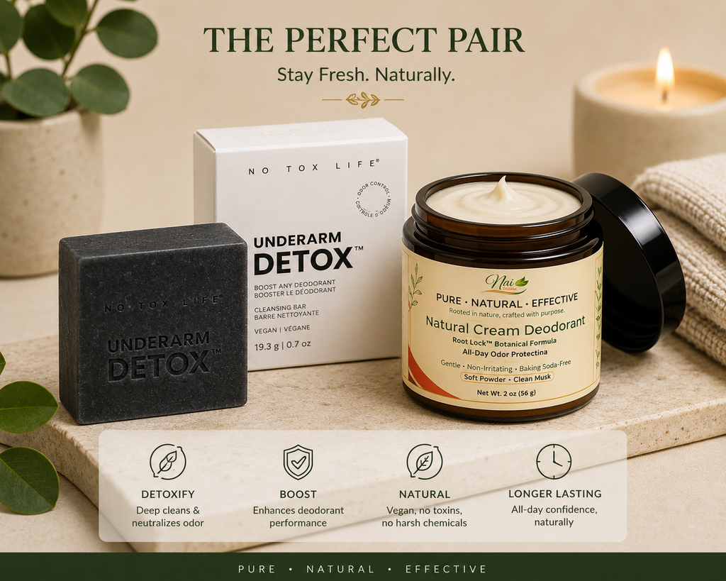 No Tox Life Underarm Detox Bar | Charcoal Cleansing Bar