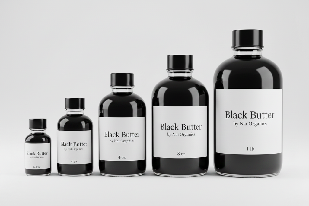 Black Butter - Multi-Size Lineup with Black Oil