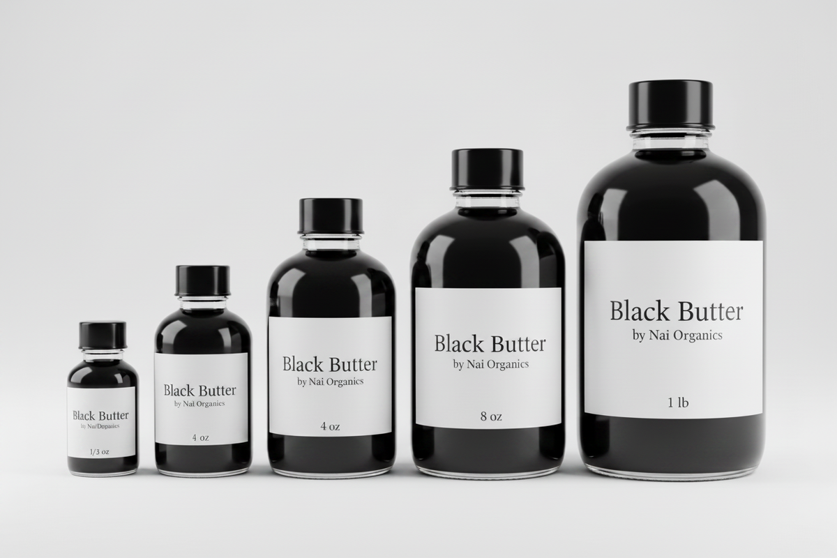 Black Butter - Multi-Size Lineup with Black Oil