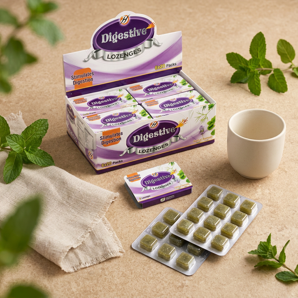 Digestive Lozenges lifestyle scene