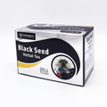 Herboganic Black Seed Herbal Tea 20 tea bags carton on a white background