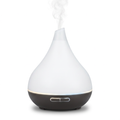 White tapered diffuser matching the wooden model's narrow mist opening