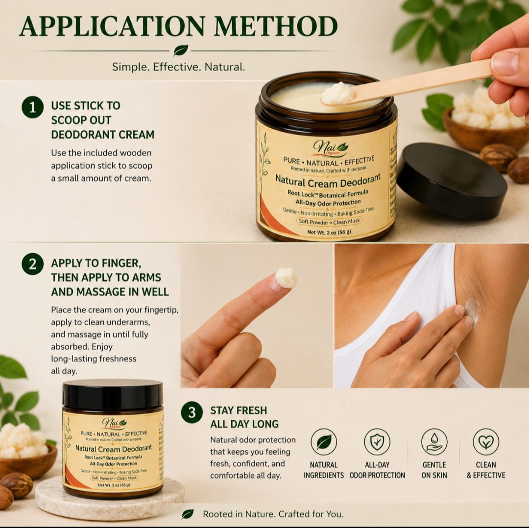 ROOT LOCK™ Natural Cream Deodorant