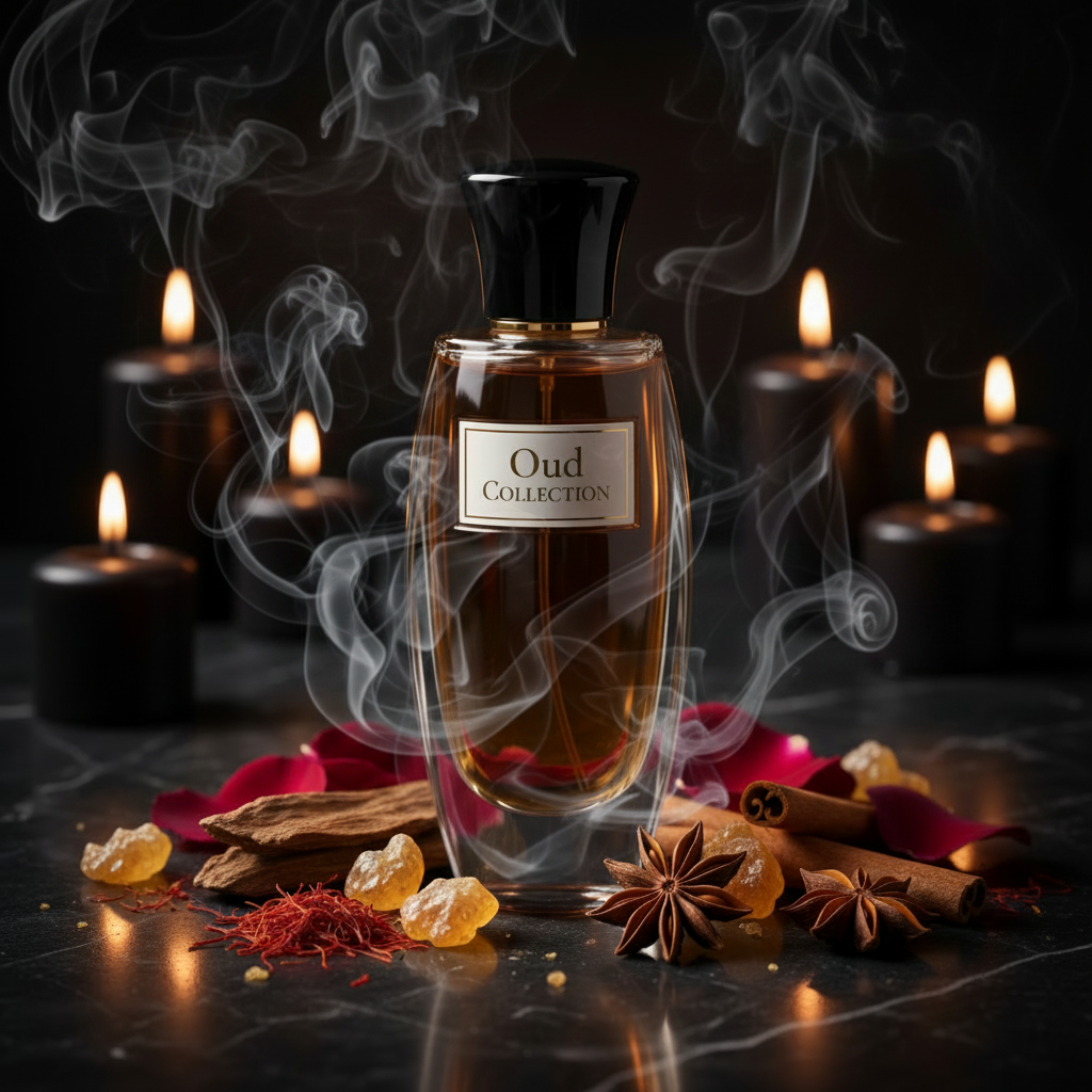 Oud Collection - Luxury Bottle with Smoke