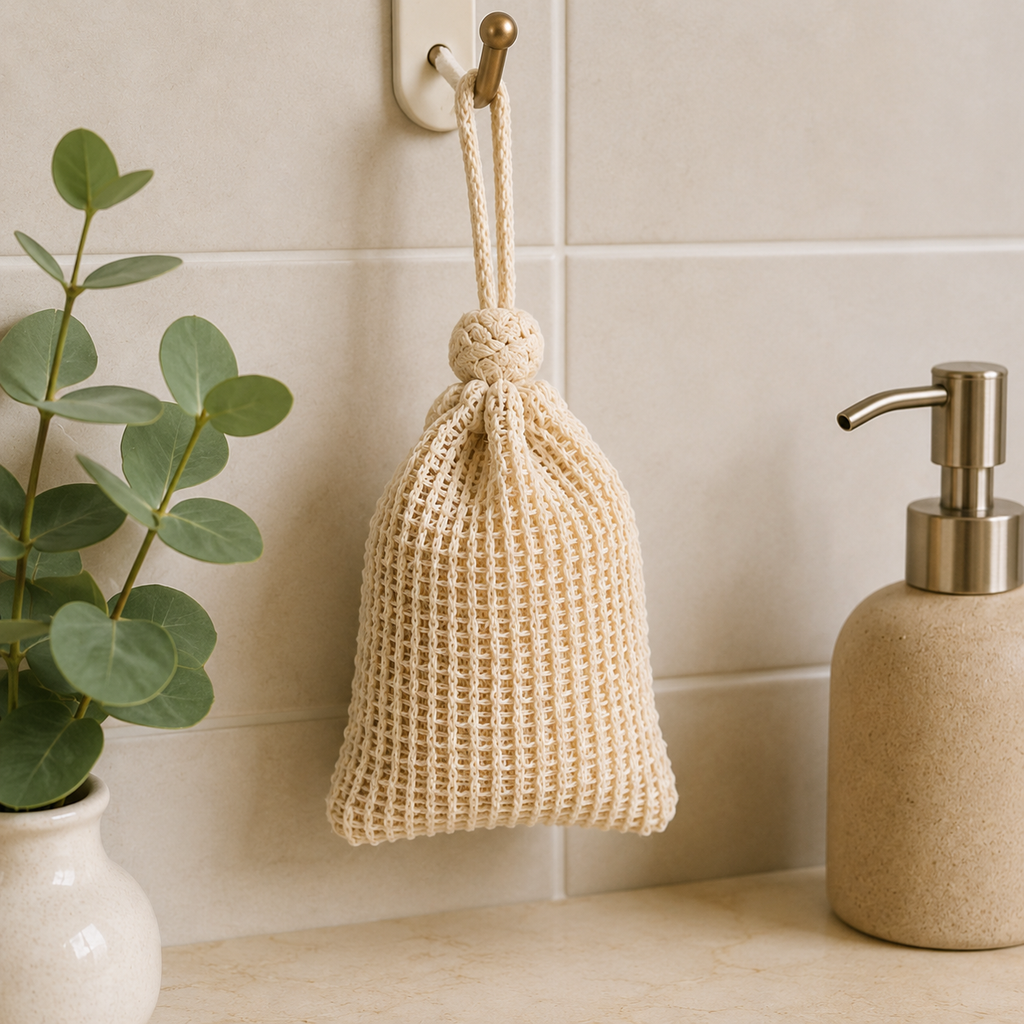 CASA AGAVE® Woven Soap Saver Bag
