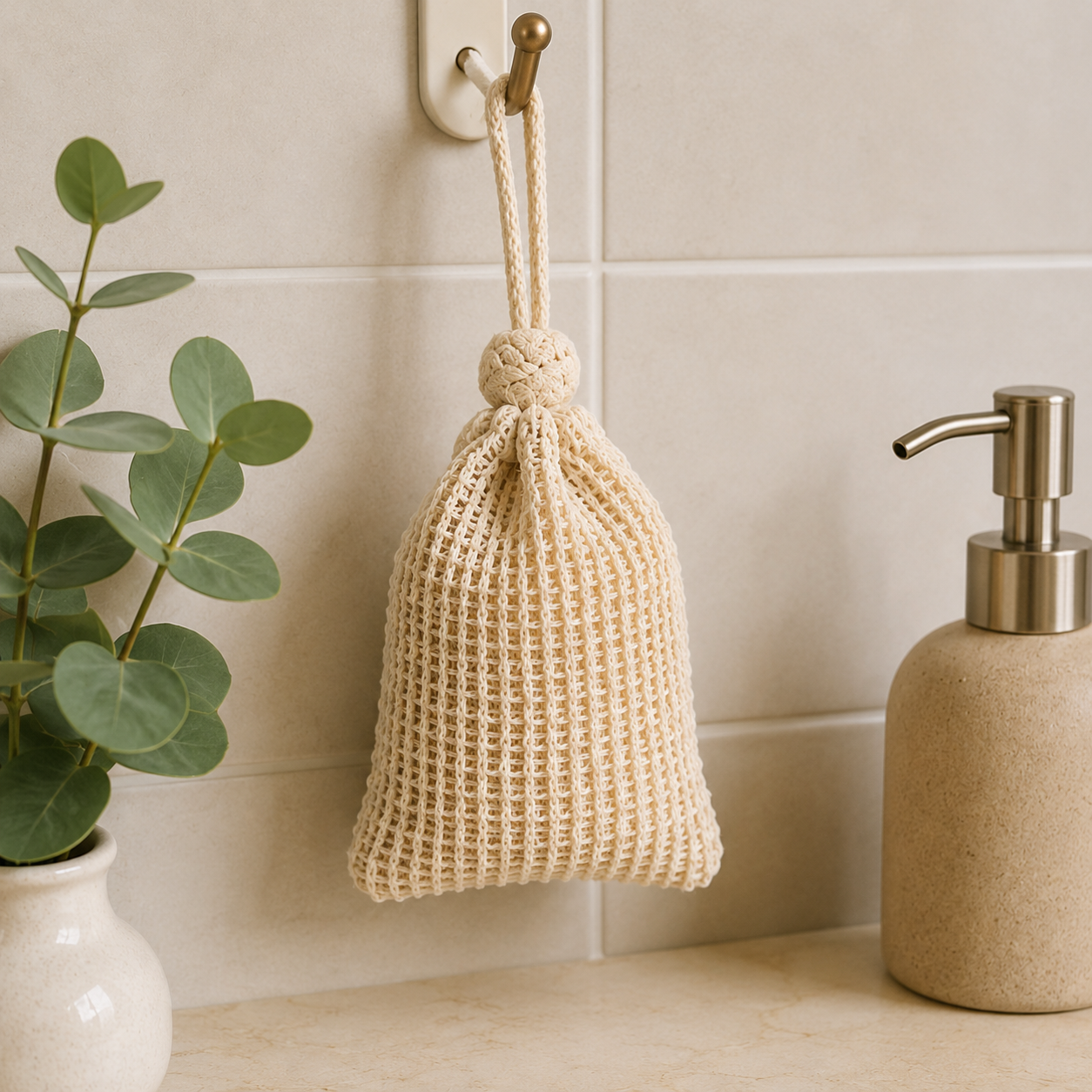 CASA AGAVE® Woven Soap Saver Bag