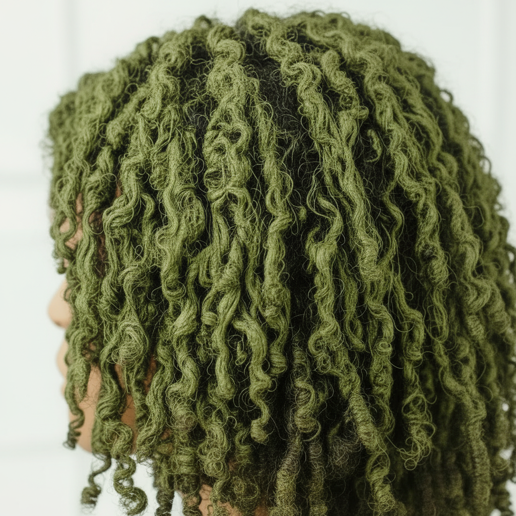 Sidr in Black Curly Hair - Full Head